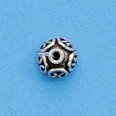 Sterling - 6x8.5mm Bead Cap