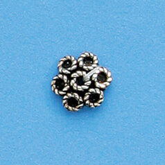 Sterling - 2.5x9mm Bead Cap