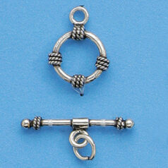 Sterling - Toggle Clasp 15mm