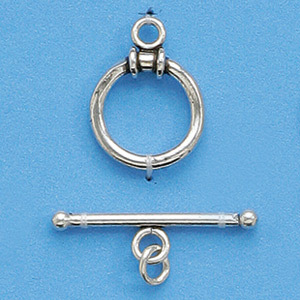 Sterling - Toggle Clasp 16mm