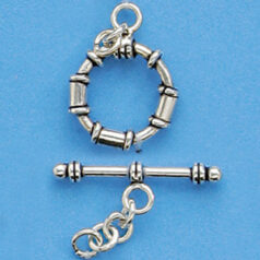 Sterling - Toggle Clasp 16mm