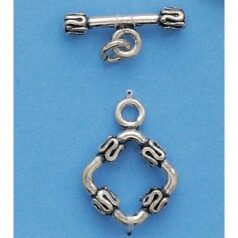 Sterling - Toggle Clasp 15mm