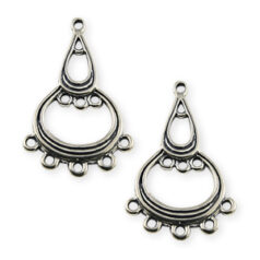 Sterling - Chandelier Earpart Drop w/3 & 5 Loops