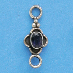23x9mm Link w/Iolite Oval Faceted