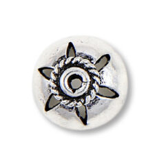 Sterling Plated - 10x5mm Bead Cap