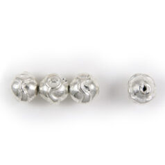 Sterling Plated - 17x14mm Ripple Bead