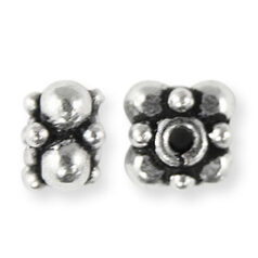 Sterling Plated - Bead Spacer 4x6mm