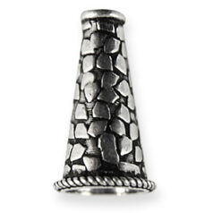 Sterling Plated - 20x12mm Cone Cap