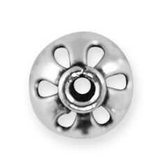 Sterling Plated - Bead Cap 8mm