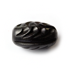 15x24mm Oval Tube Carved