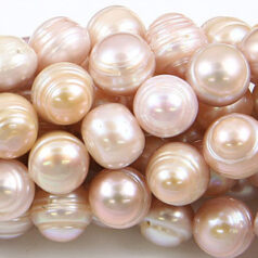 Bead, Pearl Cultured Freshwater, Almond, 11-12mm Potato Shape