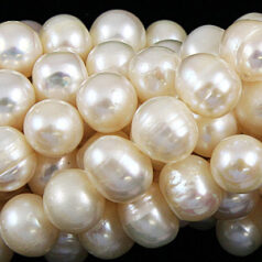 Bead, Pearl Cultured Freshwater, Cream, 7-9mm Potato Shape