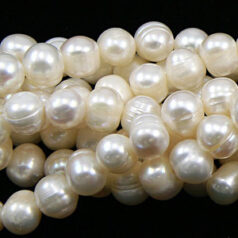Bead, Pearl Cultured Freshwater, Cream, 7-9mm Potato Shape