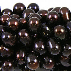 Bead, Pearl Cultured Fresh water, Plum, 6-7mm Rice Shape Top Drilled