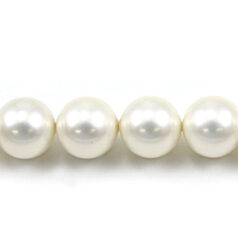 Shell Pearl 12mm Round - White
