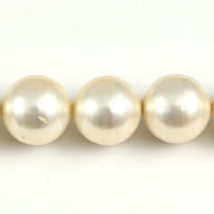 Bead, Shell Pearl, White, 14mm Round