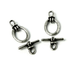Toggle Clasp-Antique Silver