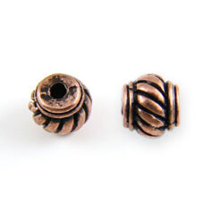 Bead, Pewter 5mm - Antique Copper
