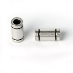 Bead, Pewter 5x9mm Tube - Antique Silver