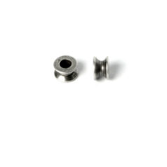 Bead, Pewter 5x3.5x7mm - Antique Silver