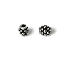 Bead 7x2.5x7.4mm - Ant. Silver