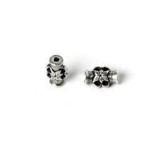 Tube 6x1.4x8.5mm - Ant. Silver
