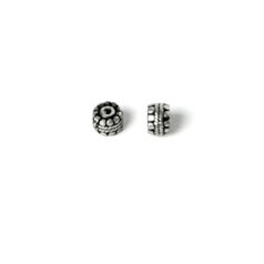 Bead 5.7x1x3.8mm - Ant. Silver