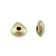 Bead 4x1.5x2.3mm - Ant. Gold