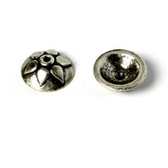 Bead Cap 12mm - Ant. Silver