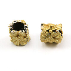 Bead 7.5x4.5x8mm - Yellow