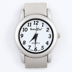 Watch Face in Silver Matt, 26mm Round
