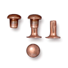 Tierracast Rivet Set 4mm - Antique Copper