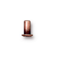 Tierracast Eyelet, 5.3mm Length x 2.3mm Oustide diameter - Antique Copper