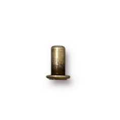 Tierracast Eyelet, 5.3mm Length x 2.3mm Oustide diameter - Brass Oxide