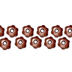 Tierracast Seed Bead, 3mm Round - Antique Copper