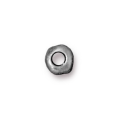 Tierracast Heishi Bead, 5mm Nugget - Antique Pewter