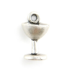 Pewter Wine Charm - Wine Glass Goblet