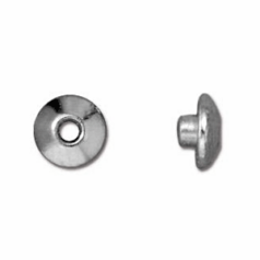 Tierracast Pewter 6mm Classic Bead Aligner - Bright Rhodium