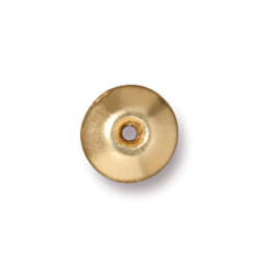 Tierracast Pewter 8mm Classic Bead Aligner - Bright Gold