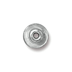 Tierracast Pewter 7mm Classic  Bead Aligner and 4mm Peg  - Rhodium