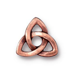 Tierracast Pewter Rivetables Bead, 10.5mm Celtic Spacer - Antique Copper