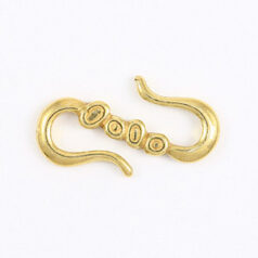 Link, JBB Pewter 22x11mm S Shape in Gold Plated