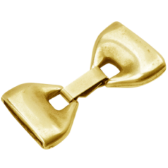 Euro Pewter Clasp 50x34mm in Shiny Gold