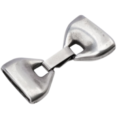 Euro Pewter Clasp 50x34mm in Antique Silver