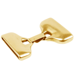 Euro Pewter Clasp, 48x35mm in Shiny Gold