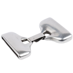 Euro Pewter Clasp, 48x35mm in Antique Silver