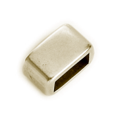 Bead, Slider 8 x 14mm (Hole 10 x 5mm) - Antique Brass