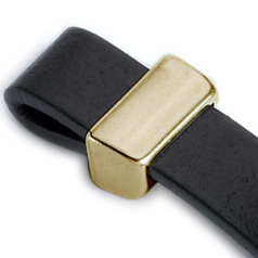 Bead, Slider 8x13mm (Hole: 10x2.5mm) - Antique Brass