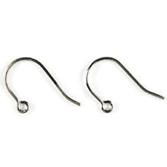 Earwire, 15mm Earwire Hook with Open Loop 21gauge – Nickel Colour Nickel Free