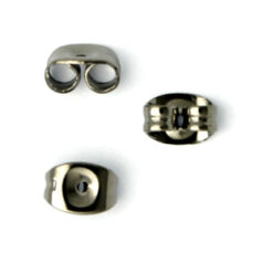 Earnut, 6x5mm - Gunmetal Plated Brass